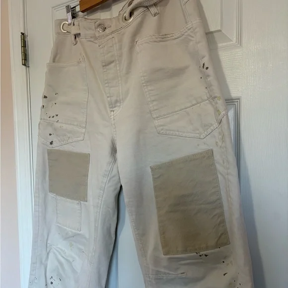 We The Free Cream Cargo Pants - Picture 3 of 7